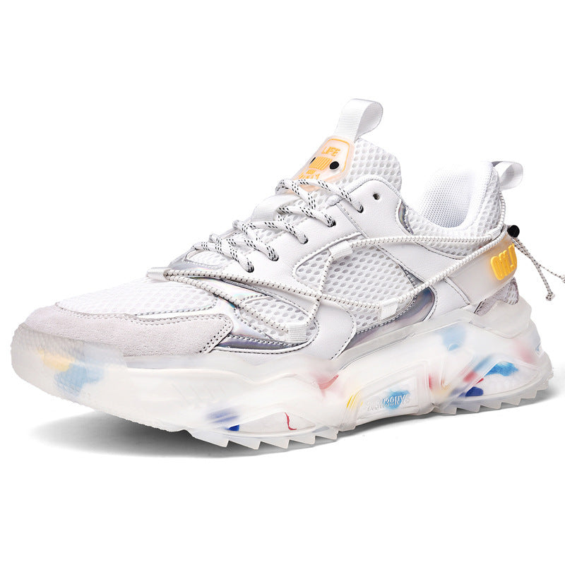 Casual Sports Shoes Men's Outdoor Running Daddy Shoes Plus Size Trend