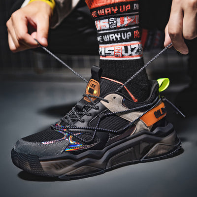 Casual Sports Shoes Men's Outdoor Running Daddy Shoes Plus Size Trend