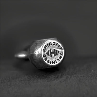 Men's Retro Entrepreneurial Sports Kettlebell Pendant Stainless Steel Necklace