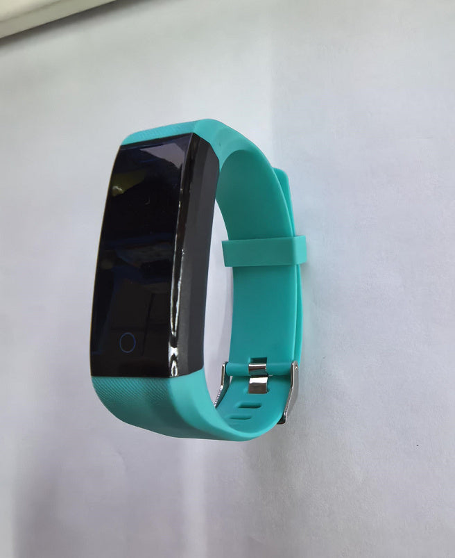 Screen Smart Wristband Heart Rate Monitor Fitness Activity Tracker 115plus Smart Band Color Blood Pressure Music Remote Control